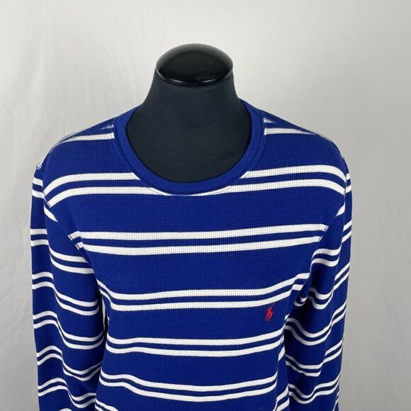 Polo Ralph Lauren Thermal Waffle Knit Long Sleeve Shirt - Women’s M - Picture 2 of 5